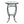 Outdoor Round Side Table With Mosaic Style Top And Curved Iron Legs