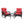 3 Pieces Outdoor Wicker Rocker Patio Bistro Set