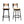Bar Stools Swivel Counter Chairs With Metal Frame Hand Woven Paper Rope Dining Barstools For Kitchen Counter (Set of 2)