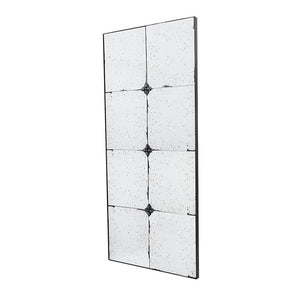 Traditional Decor Style Antique Glass Panel Mirror, Wall Mirror For Bathroom Entryway Console Lean Against Wall