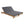 Light Teak Acacia Wood Double Chaise Lounger Set