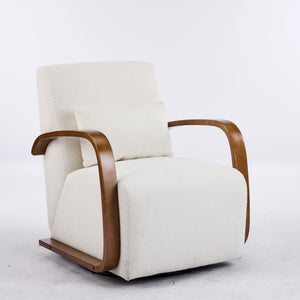 Swivel Accent Rotatable Ergonomic Single Chair For Living Room