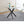 Dining Table With Cross Metal Leg And Tempered Glass, Modern Space Saving Kitchen Table For Living Room Legs, Square Table