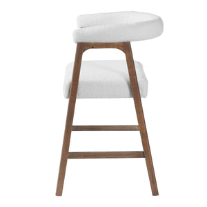 26'' Seat Height Bar Stools with Back - Set of 2