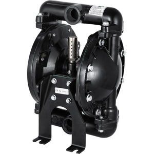 Air-Operated Double Diaphragm Pump 1 Inch Inlet Outlet Aluminum 35 GPM Max 120PSI