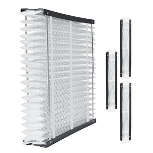 Air Filters MERV 13 Electrostatic Pleated HVAC Furnace Filter 4-Pack 20 x 25 x 4