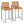 Fuji - Contemporary High Back Barstool Elegant Design