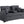 Cody II - Convertible Sleeper Loveseat With Cup Holder, Charging Ports and Pocket - Dark Gray