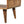 Solid Wood Media Unit, Open Slot, Oak-ish