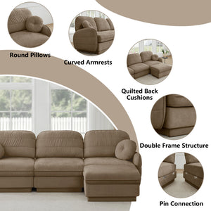 105" Chenille Cloud 3-Seater Sofa