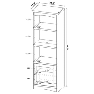 Lunetta - 3 Piece TV Stand With Media Towers - Pine Wood