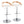 Grotto - Contemporary, Adjustable Barstool With Swivel With Rounded T Footrest (Set of 2)