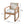 2-Piece Outdoor Dining Chairs Set: Acacia Wood with Rope Back