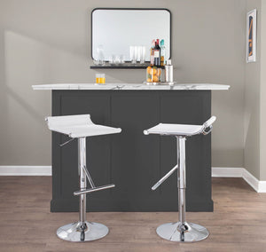 Mirage Ale - Contemporary Adjustable Bar Stool