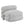 Latina Indoor Foldable Bean Bag Lounge Chair - Light Gray