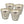 Scented Soy Wax Candle Glass (Set of 4) - Silver