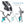 Exercise Bike Folding Stationary Bikes For Home With 16 Level Magnetic Resistance