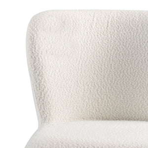 Modern Style Barstool, Tipped Ends, Suitable For Various Decoration Styles - White
