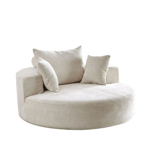 Swivel Chair With Rotating Base For Living Room
