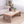 47.2 Rustic Carved Wood Coffee Table – Handcrafted Look with Ornate Side Panels