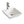 Square Bathroom Vessel Sink - White Porcelain Counter Bowl For Bathroom Vanity - White