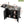 Outdoor Grill Table With Sink, Worktable Kitchen Cabinet Island With Wheels & Foldable Top - Black