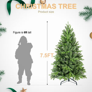 7FT Christmas Tree with 1375 PE+PVC Tips