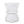 Outdoor Lightweight Concrete End Table With Hourglass Structure - Antique White
