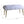 Bagley II Faux Fur Bench - White / Gold