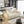 Deep Seat Convertible Sofa With Soft Pillows And Ottomans