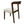 Solid Rubber Wood Dining Chairs (Walnut + Beige) Set of 2