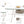 Rectangle Coffee Table, Tempered Glass Tabletop With Metal Legs, Modern Table For Living Room