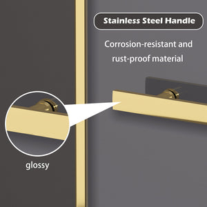 Dual Sliding Frameless Shower Door 56-60 in W x 75 in H