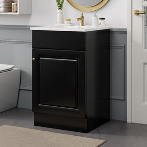 Bathroom Vanity With Sink, Cabinet With Adjustable Shelf