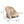 Stylish Dark Beige Velvet Lounge Chair
