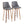 Gianna - Mid Century Modern Fixed Height Barstool With Swivel With Round Footrest (Set of 2)