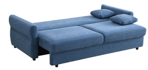 Haran Fabric Pull-Out Sleeper with Storage
