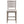 Counter Side Dining Stool With Ladder Back (Set of 2) - Gray