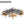 4 Pieces Outdoor Acacia Wood Sofa Set with Coffee Table