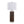 Cylinder - Fluted Contemporary Table Lamp (Set of 2) - Brown / Clear / White