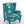 Modern Accent Chair with Retro Wood Legs - Floral