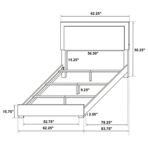 Jeremiah - LED Panel Bed With Touch Controlled Lighting