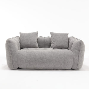 Cozy Beanbag Chair With High Resilience Foam Core For 2