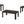 Table Set, Coffee, End, Side, Accent For Living Room, Transitional (Set of 3) - Oak