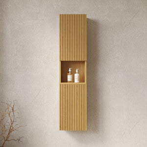 Mitch 59" Tall Bathroom Wall Mounted Cabinet