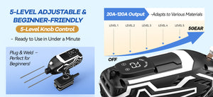 Portable Handheld Welder Gun 110V with IGBT Inverter