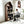 Folding Craft Desk with Storage Shelves
