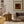 Nebula 20' Accent Oval Pillar Side Table, Medium Brown Walnut Burl Wood