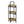 Modern 3 Tier Handwoven Side Table With Oval Organizer