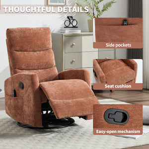 Heat Massage Manual Recliner Chair
